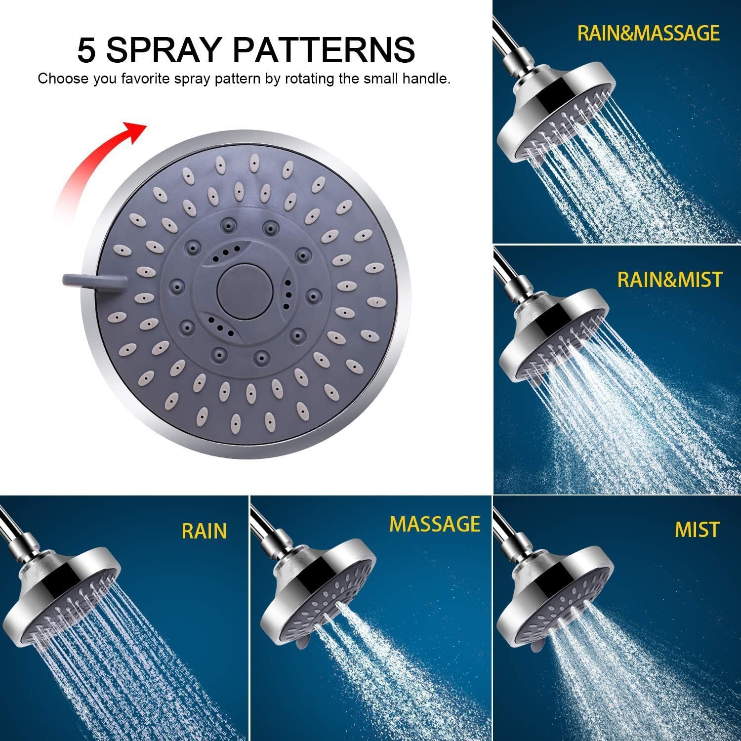 Grade 15 Filter Combos Nozzle Beauty Beauty Belt Water Filter Shower Set