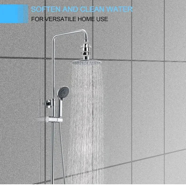 20 Stage Shower Hard Water Purification Filter Showerhead Activated Carbon Water Purifier Chlorine Removal Reduce Dry Itchy Skin